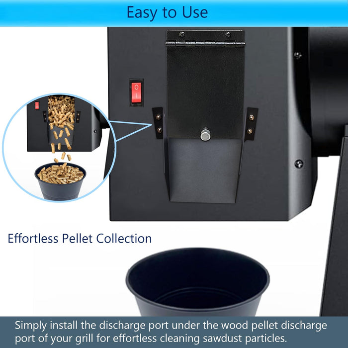 Pellet Helper Chute for Traeger Grill, Magnetic Cleanout Chute for Pellets Smoker, Durable Outdoor Pellets Slide for Pit Boss/Traeger Ironwood 885, Pro Series 34, Pro Series 22, Pro D2 575 Grills - Grill Parts America