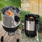 onlyfire Stainless Steel Grill Rotisserrie Kit for Weber 18-inch WSM Smokey Mountain Cooker - Grill Parts America