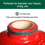Quantfire Grill Gasket Upper Cover,Chimney Gasket for Kamado Joe Classic and Big Joe,Wire Mesh Gasket Glass Fiber Shock Absorber,High Temp Fiberglass Gasket Kamado Joe Replacement Accessories - Grill Parts America