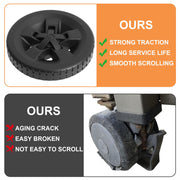 67058 Grill Wheels Replacement for Weber GS4 Spirit 2 Grill Parts Weber Spirit II 200 & 300 SER Weber GS4 SPIRIT II E-210, 2 E-310, II S-210, II S-310, Weber 28" Gas Griddle, 8'' Grill Casters, 2PCS - Grill Parts America
