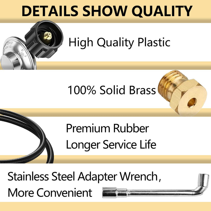 Upgraded 23080901 Natural Gas to Propane Conversion Kit Compatible wit ...