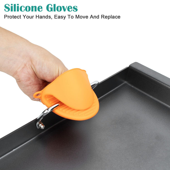 Full-Size Griddle Inserts for Weber Genesis II 300 Series Grill, Flat Top Grill Griddle for Weber GS4 Genesis II E-310/315/325/330/335 S-310/335 and More, Rectangular Griddle Replace for Weber 6788 - Grill Parts America