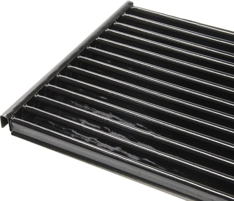 Hongso 17" x 8-5/8" Porcelain Coated Infrared Grill Emitter Grill Grates for 2 and 3 Burner Charbroil Performance Tru-Infrared 300, 450 Models; G460-0500-W1 - Grill Parts America