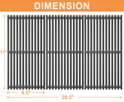 G541-0016-W2, G541-0016-W1 Grill Grates for Charbroil Tru Infrared Grill Replacement Parts 4 Burner 463255020 463257520 466242716 463242715 463242716 463276016 466242715, 17'' Cast Iron Cooking Grates - Grill Parts America