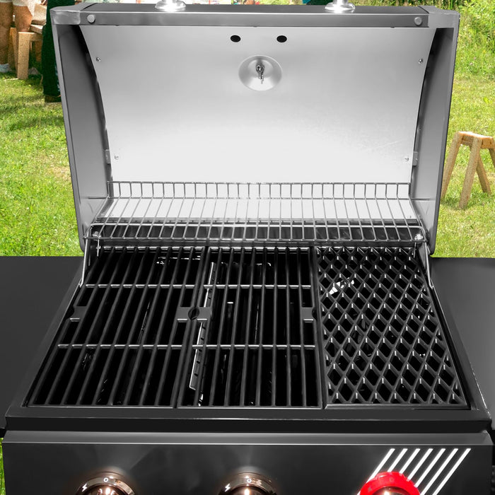 Uniflasy Cast Iron Cooking Grates for Dyna-Glo DGH373CRP-D DGF371CRP-D 3 Burner Grill, Cooking Grid Replacement Part Kit, 3 Pack - Grill Parts America