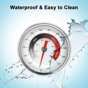 SafBbcue 3" Thermometer Gauge for Masterbuilt Gravity Series 560 800 1050 XL Accessories Masterbuilt MB20040220 MB20040221 MB20041220 Digital Charcoal Grill and Smoker Thermometer Replacement Parts - Grill Parts America