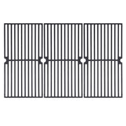 GGC Grill Grates Replacement for Brinkmann 810-8410-F, 810-2410-S, 810-2511-S, 810-2512-S, 810-8411-5, 810-9415-W and Others, 3 PCS Porcelain Coated Cast Iron Cooking Grate(17 3/4" x 8 15/16") - Grill Parts America