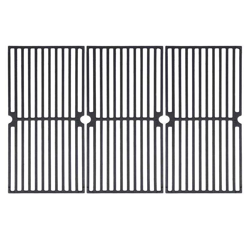 GGC Grill Grates Replacement for Brinkmann 810-8410-F, 810-2410-S, 810-2511-S, 810-2512-S, 810-8411-5, 810-9415-W and Others, 3 PCS Porcelain Coated Cast Iron Cooking Grate(17 3/4" x 8 15/16") - Grill Parts America