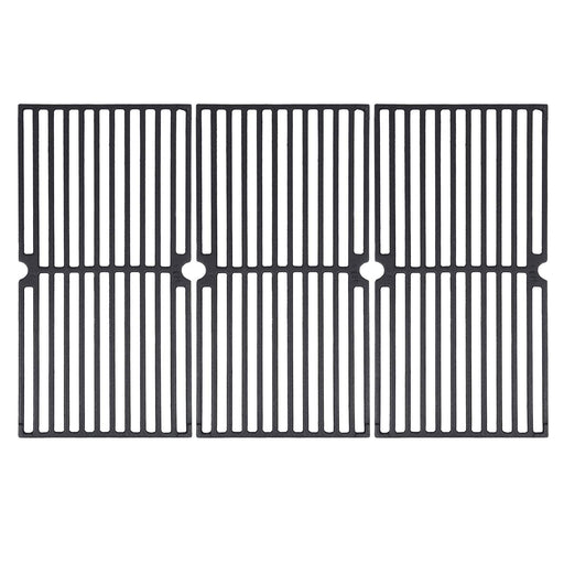 GGC Grill Grates Replacement for Brinkmann 810-8410-F, 810-2410-S, 810-2511-S, 810-2512-S, 810-8411-5, 810-9415-W and Others, 3 PCS Porcelain Coated Cast Iron Cooking Grate(17 3/4" x 8 15/16") - Grill Parts America