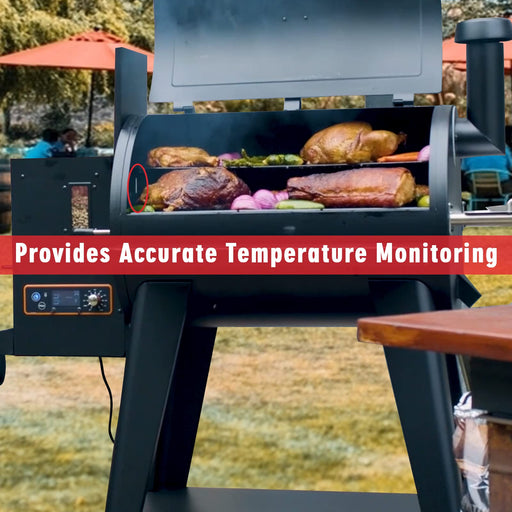 Replacement RTD Temperature Probe Sensor, Compatible with Pit Boss Pellet Grill PB1000XL-025-R00 V2, (70123-AMP) - Grill Parts America