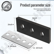 Snow Blower Impeller Modification Kit Universal 3/8" 3-Blade, for Modifies 2-Stage Machine, (3) - Grill Parts America