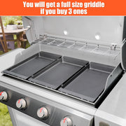 QuliMetal Cast Iron Grill Griddle for Weber Genesis II 400 and Genesis II LX 400 Series Gas Grills, Flat Top Griddle Plate for Weber Genesis II E-410/E-415/E-425/E-435, Genesis II LX 440, 1 Pack - Grill Parts America