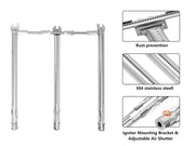 Grill Replacement Parts 7636 for Weber Spirit, 7636 Grill Parts 15.3 Inch Flavorizer Bars with 69787 Burner for Weber Spirit I & II 300 Series, Spirit E310 E320 E330 S310 S320 S330 - Grill Parts America
