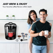 Noalto Reusable K Cups and Coffee Pods,Universal stainless steel k Cups for Keurig 2.0 and 1.0 Coffee Makers machine(2pack) - Grill Parts America