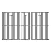 KIKIBRO Stainless Steel Cooking Grill Grates Replacement for Nexgrill 720-0882A Evolution Infrared Plus 5-Burner Gas Grills Grates Replacement Parts Cooking Grids with Side Burner, Set of 2, 17 Inch - Grill Parts America
