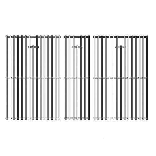 KIKIBRO Stainless Steel Cooking Grill Grates Replacement for Nexgrill 720-0882A Evolution Infrared Plus 5-Burner Gas Grills Grates Replacement Parts Cooking Grids with Side Burner, Set of 2, 17 Inch - Grill Parts America