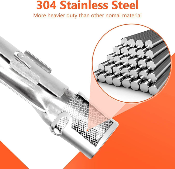 QuliMetal 69787 Grill Burner for Weber Spirit 330, Spirit 335, Spirit 300 Series Grills with Front Mounted Control Knobs, Replace for Spirit 330 Burner Tube Set, 68948 65518 Burner Tube kit, 18 Inch - Grill Parts America