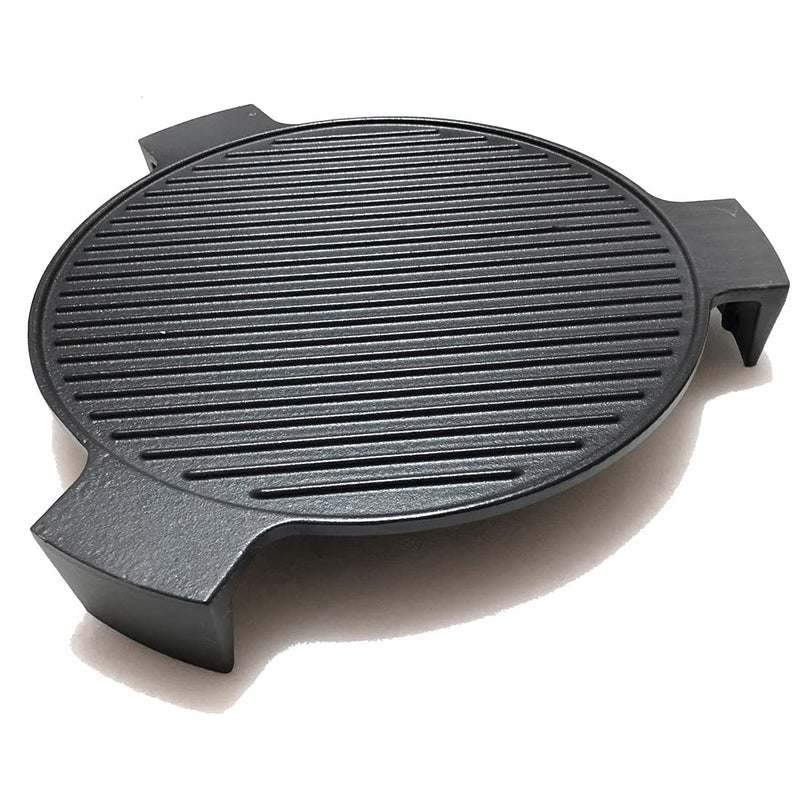 Dongftai Cast Iron Plate Setter, Smoking Stone, Pizza Stone Replacement for 18" Large Big Green Egg Grill, 18" Kamado Grill, Chargriller 18" Akorn Kamado - Grill Parts America