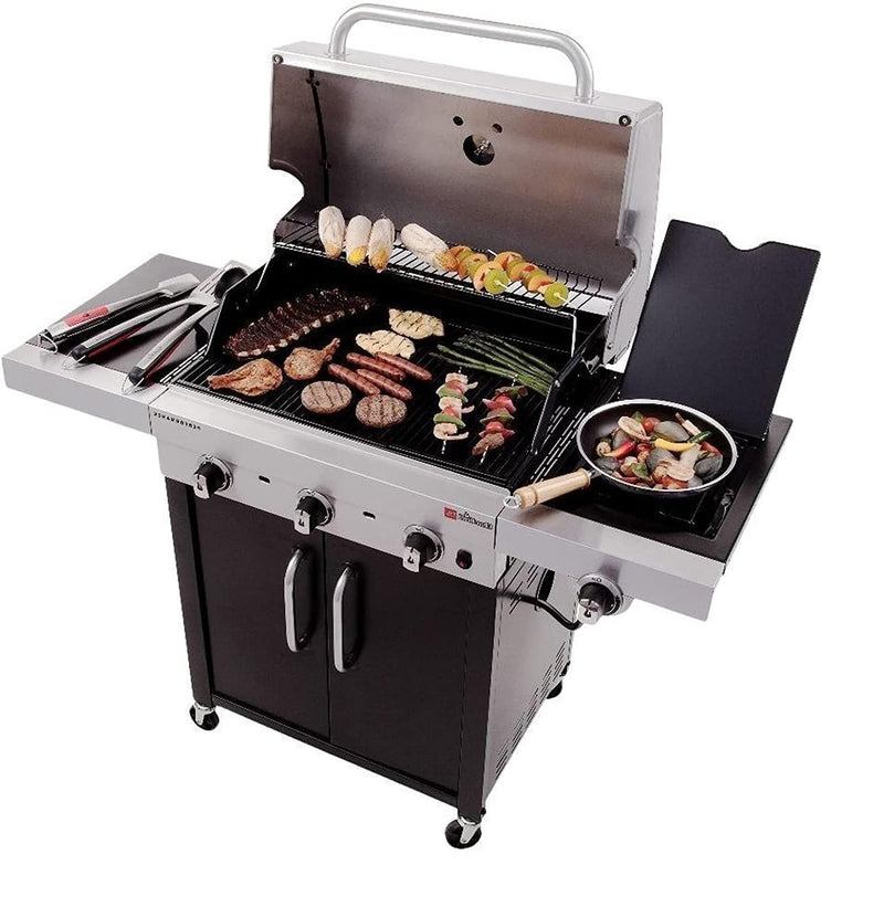 Hongso 17" x 8-5/8" Porcelain Coated Infrared Grill Emitter Grill Grates for 2 and 3 Burner Charbroil Performance Tru-Infrared 300, 450 Models; G460-0500-W1 - Grill Parts America