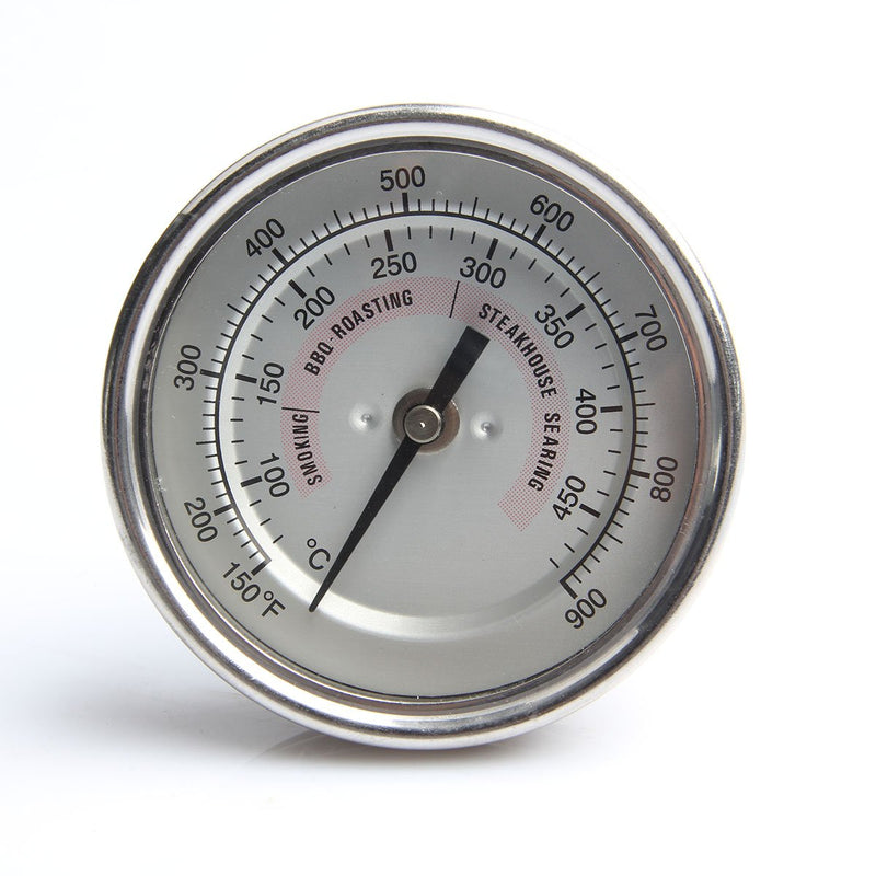 KAMaster BBQ Grill Temperature Gauge for Kamado Grill Joe Waterproof Large Face Thermometer Barbecue Charcoal Grill Stainless Steel 150-900°F Cooking Thermometer for Kamado Accessories - Grill Parts America