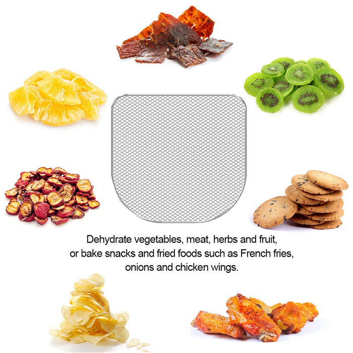 Replacement Dehydrator Racks for 6qt Chefman, Caynel and Power Air Fryer Oven, Dehydrate Fruits and Meats, Air Flow Racks, Removable trays, Air Fryer Oven Accessories (3 Pieces) - Grill Parts America