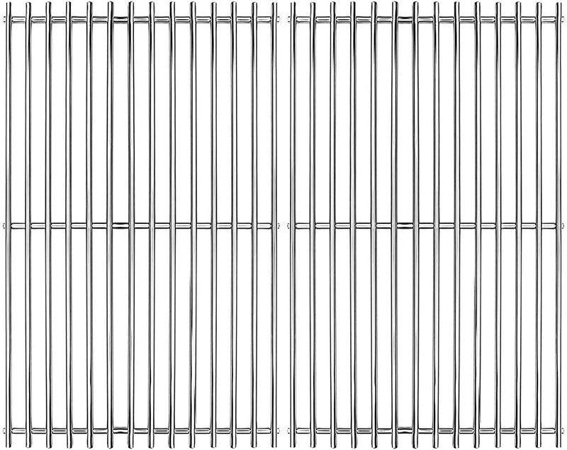 Hongso 17.5" Solid SUS304 Grill Grates Replacement Parts for Weber Spirit 200 Series, Spirit E-210 S-210, Spirit II 210 Series (2017 and Newer) Gas Grills (with Front-Mounted Control Panels), 7637 - Grill Parts America