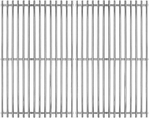 Hongso 17.5" Solid SUS304 Grill Grates Replacement Parts for Weber Spirit 200 Series, Spirit E-210 S-210, Spirit II 210 Series (2017 and Newer) Gas Grills (with Front-Mounted Control Panels), 7637 - Grill Parts America