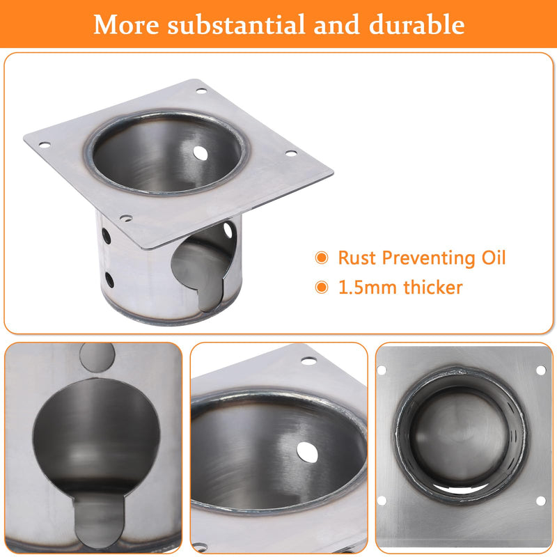 Hisencn Fire Burn Pot Replacement Parts for PB1150PS2 Pellet Grill, Durable Firepot for Pit Boss Pro Series II 1150 Grill with Screws, 1 Pack - Grill Parts America