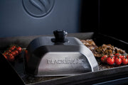 Blackstone 5555 Stainless Steel Square Basting Cover Medium (10" x 10") Flat Top Gas Grill Griddle BBQ Accessories- Cheese Melting Dome and Steaming Cover, Heat Resistant, Dishwasher Safe, Silver - Grill Parts America