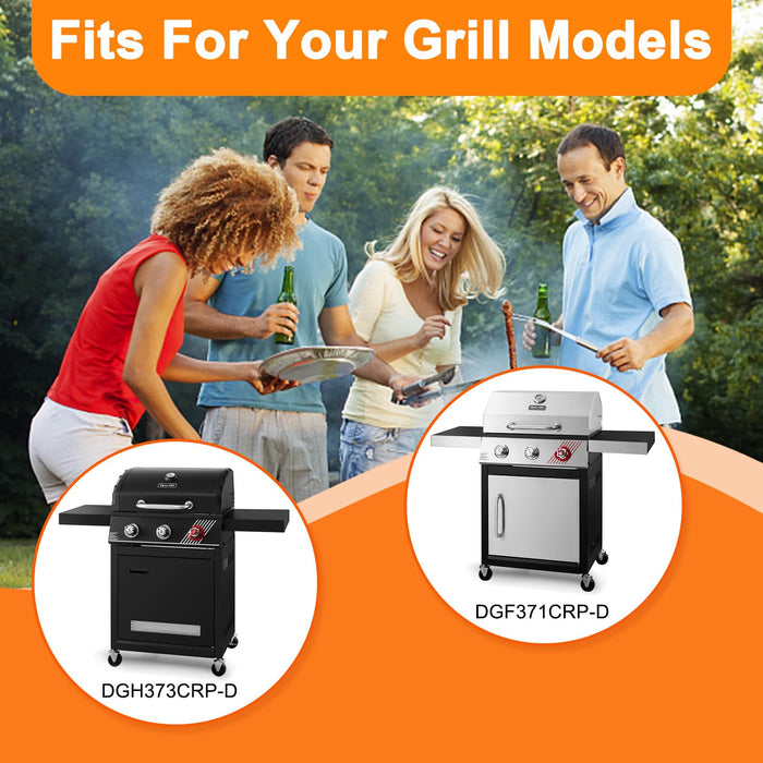 Uniflasy Cast Iron Cooking Grates for Dyna-Glo DGH373CRP-D DGF371CRP-D 3 Burner Grill, Cooking Grid Replacement Part Kit, 3 Pack - Grill Parts America