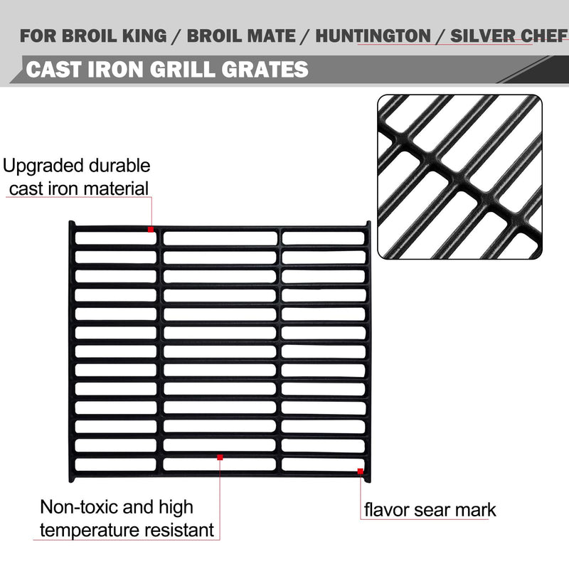 9865-54 Grill Grates Replacement Parts for Broil King Grill Parts 9865-54 Signet 20 70 Signet 90 Grill Grates Part Crown Huntington 6962-64C Grill Replacement Parts Broil Mate 165154 Replacement Grate - Grill Parts America