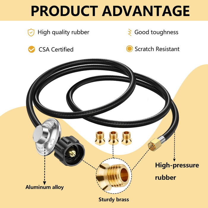 Upgraded 23080901 Natural Gas to Propane Conversion Kit Compatible wit ...