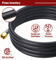CALPOSE 6 Feet Propane Hose with Regulator, Universal Gas Grill Regulator and Hose for Blackstone 28''/36'' Griddle, Weber Grill, Propane fire Pit and More, 3/8" Female Flare for Most LP Gas Grills - Grill Parts America