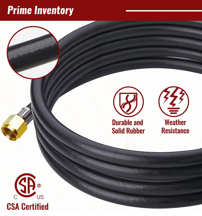CALPOSE 6 Feet Propane Hose with Regulator, Universal Gas Grill Regulator and Hose for Blackstone 28''/36'' Griddle, Weber Grill, Propane fire Pit and More, 3/8" Female Flare for Most LP Gas Grills - Grill Parts America