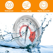 BBQ Lid Thermometer Gauge for KitchenAid Grill Replacement Parts 720-0954 KitchenAid 720 0819 720-0745 720-0745A,Nexgrill 720-0733 720-0745,Kirkland 720-1068,Oklahoma Joe 15202029,Kenmore 146.48589710 - Grill Parts America