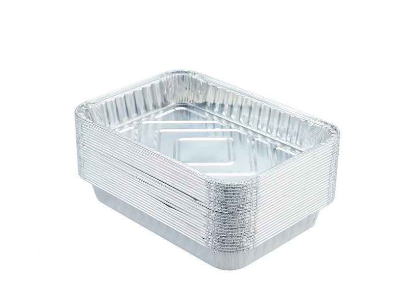 Waytiffer 30Pack Drip Pans Compatible with Weber Grills Spirit Gas Grills, Q Grills, Genesis and Genesis II LX 200 300 Series,Disposable Aluminum Foil BBQ Grease Trays, 8.5 x 6 Inch - Grill Parts America