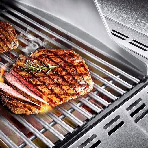 Hongso 17.5" Solid SUS304 Grill Grates Replacement Parts for Weber Spirit 200 Series, Spirit E-210 S-210, Spirit II 210 Series (2017 and Newer) Gas Grills (with Front-Mounted Control Panels), 7637 - Grill Parts America