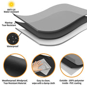 NEXCOVER Electric Smoker Cover 30 Inch - BBQ Grill Cover for Masterbuilt Smokers, Waterproof Barbecue Cover, 18.5" W x 17.5" D x 33" H, Outdoor Vertical Smoker Cover for Cuisinart, Dyna-glo. - Grill Parts America