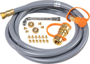 Blackstone Propane to Natural Gas Conversion Kit for Grill, Griddle – Compatible with Blackstone 28", 36" Griddles, Tailgater, Rangetop Combo & Single Burner Rec Stove – Hose, Quick Connect Fitting - Grill Parts America