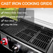Uniflasy Cast Iron Cooking Grates for Dyna-Glo DGH373CRP-D DGF371CRP-D 3 Burner Grill, Cooking Grid Replacement Part Kit, 3 Pack - Grill Parts America