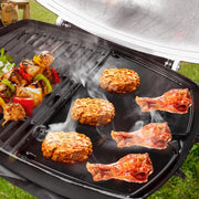 Uniflasy 6558 Porcelain Enamels Cast Iron Cooking Griddle for Weber Q100 Q1000, Q120 Q1200 Series Gas Grills Parts, 12.6 x 8.6 x 0.5 Inches, Replace for Weber Q1200 Grill Accessories - Grill Parts America