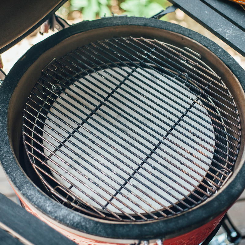 Kamado Joe KJ-HDP Classic Joe Heat Deflector Plates, White - Grill Parts America