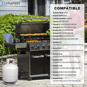 Elyaspedy 23080901 Natural Gas to Propane Conversion Kit for Weber Genesis or Genesis II Grill (from Natural Gas to Propane) Includes 5FT Propane Regulator Hose and 3 Adapter orifices - Grill Parts America