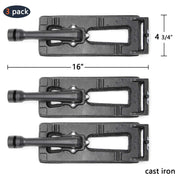 Hongso 16 inch Cast Iron Burner Pipe Tube Set Replacement Parts for Members Mark Y0101XC Y0660LP Y0600LP2 Y0005XC-2 Sam's Club, Grand Hall Y0005XC, Y0005XC-1 CISC Gas Grill, Set of 3 (CBI251) - Grill Parts America