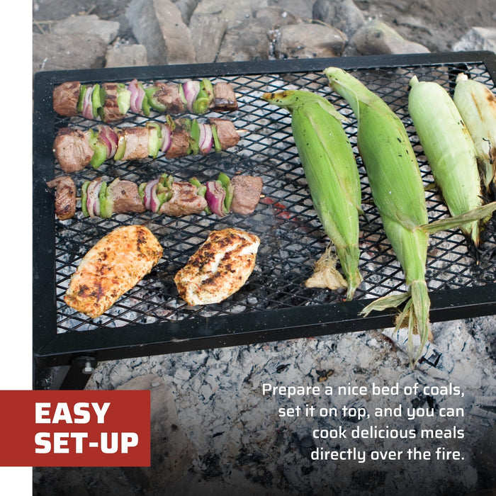 Camp Chef Lumberjack Over Fire Grill 16"x24" - Grill Parts America