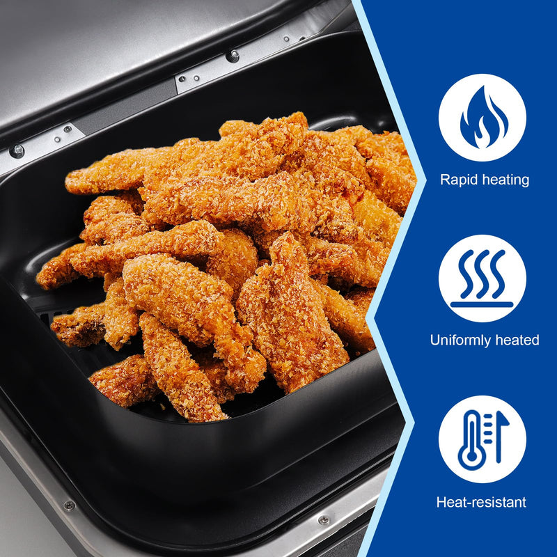 XSKCRSPBKT Combo Crisper Basket for Ninja OG751 OG701 Woodfire Outdoor Grill, 2.5-Quart Capacity Air Fry Basket for Ninja Grills OG700 Series 7-1 Woodfire Electric Outdoor Grill & Air Fryer, Non-Stick - Grill Parts America