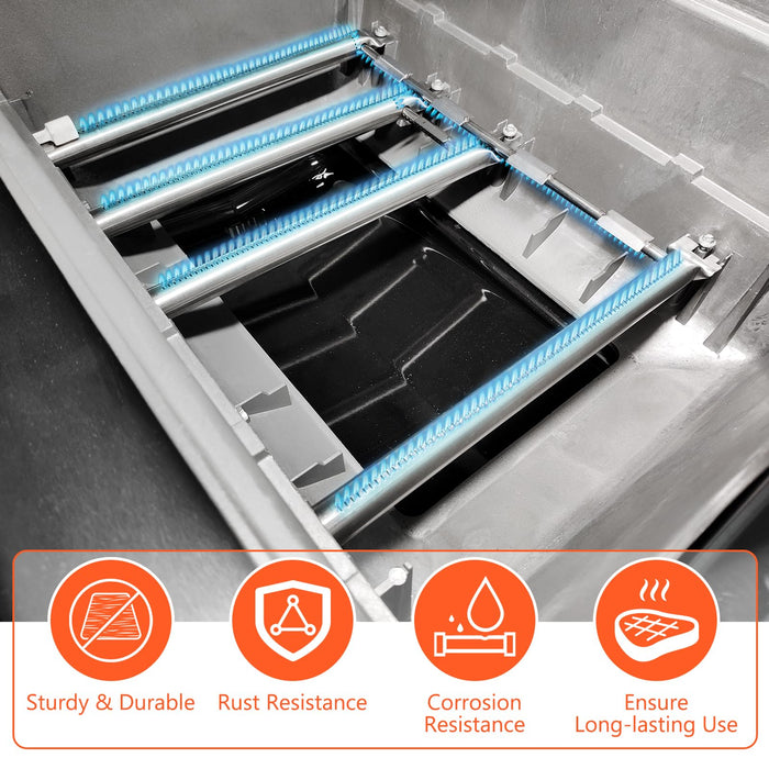 QuliMetal 69787 Grill Burner for Weber Spirit 330, Spirit 335, Spirit 300 Series Grills with Front Mounted Control Knobs, Replace for Spirit 330 Burner Tube Set, 68948 65518 Burner Tube kit, 18 Inch - Grill Parts America