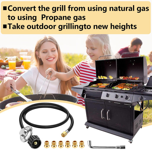 Upgraded 23080901 Natural Gas to Propane Conversion Kit Compatible with Weber Genesis or Genesis II Grill, Conversion Kit From Natural Gas to Propane with 6 Orifices for Genesis or Genesis II Grills - Grill Parts America