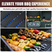 sunway outdoor Grill Parts for Weber - 22.5 Inch Grill Flavorizer Bars for Weber Genesis Silver/Gold B & C, Weber Spirit 300 Series (Side-Mounted Control), Porcelain Enameled, 5 Packs - Grill Parts America