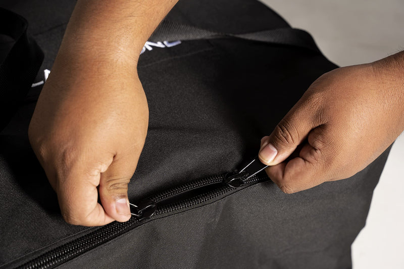 Blackstone 5486 Tabletop Griddle Carry Bag For 17 Inch Griddle With Hood Or Hard Cover - Portable BBQ Grill Griddle Carry Bag For Travel - 600D Heavy Duty Weather-Resistant Cover Accessories, Black - Grill Parts America